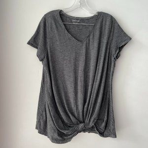 Maurices Striped Short Sleeve Shirt